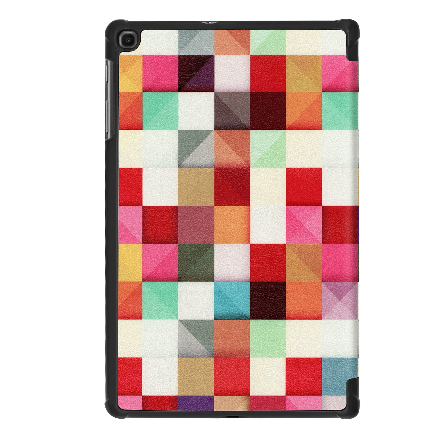 Pattern Printing Wear-resistant PU Leather Tri-fold Stand Auto Wake/Sleep Case for Samsung Galaxy Tab A 10.1 (2019) SM-T510 (Wi-Fi)/SM-T515 (LTE)