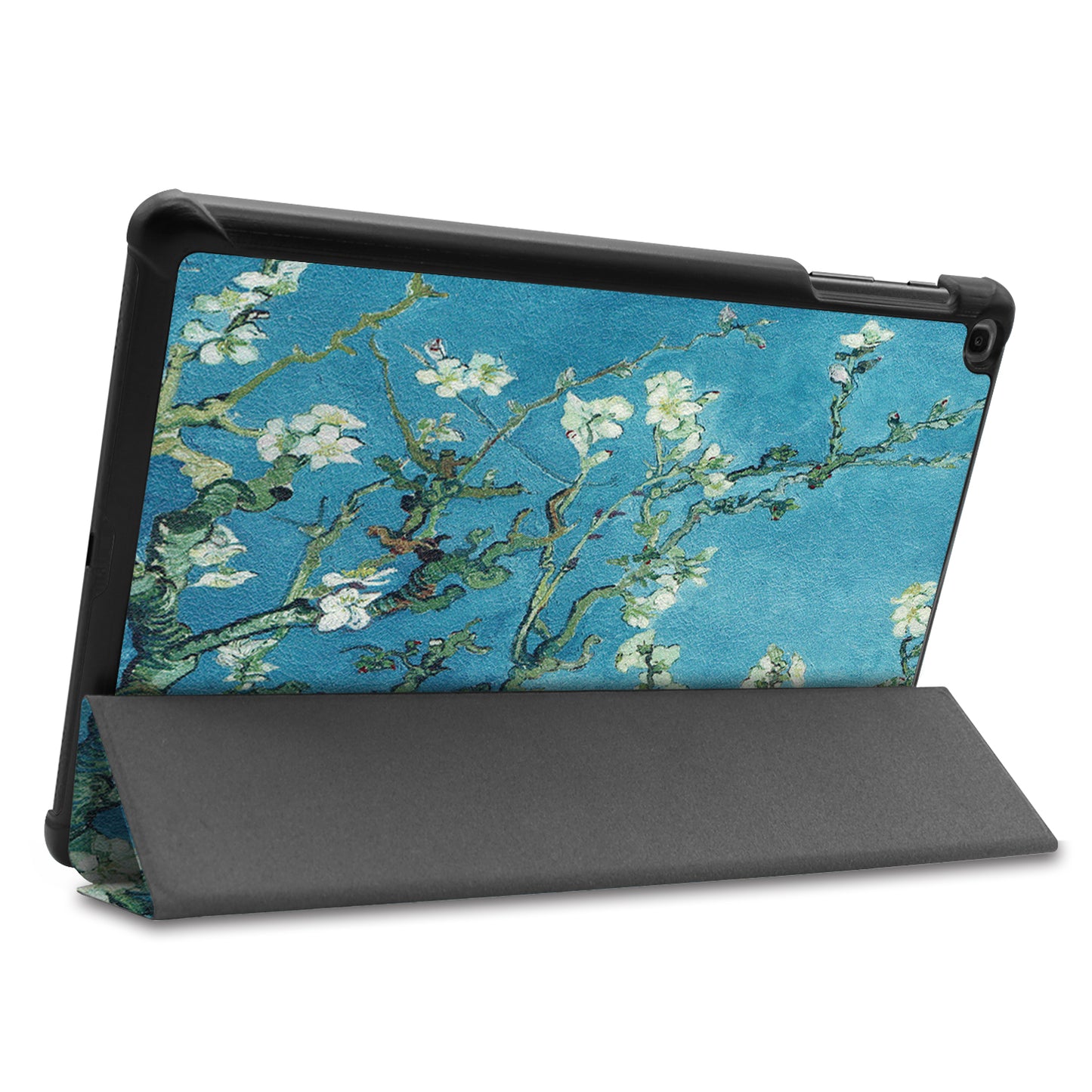 Pattern Printing Wear-resistant PU Leather Tri-fold Stand Auto Wake/Sleep Case for Samsung Galaxy Tab A 10.1 (2019) SM-T510 (Wi-Fi)/SM-T515 (LTE)