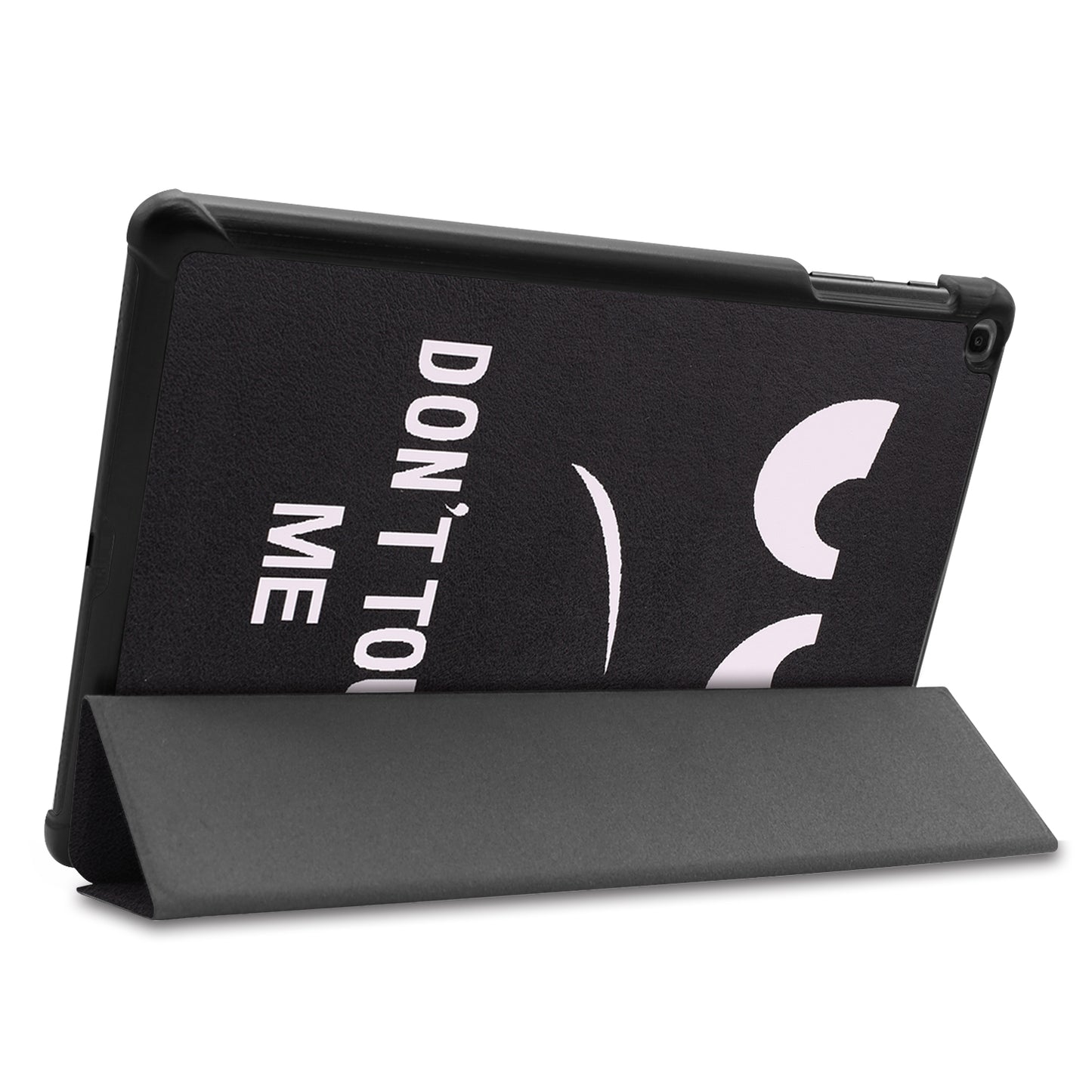Pattern Printing Wear-resistant PU Leather Tri-fold Stand Auto Wake/Sleep Case for Samsung Galaxy Tab A 10.1 (2019) SM-T510 (Wi-Fi)/SM-T515 (LTE)