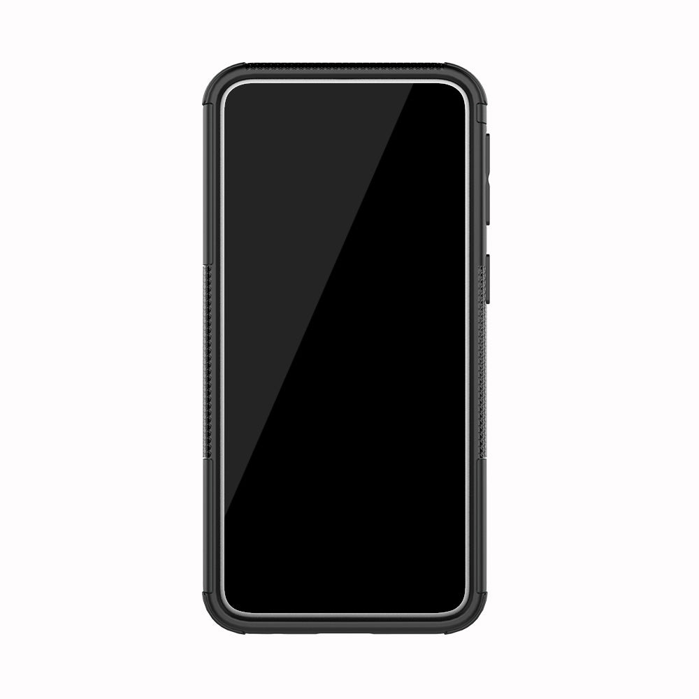 For Samsung Galaxy A40 Cool Tyre PC + TPU Hybrid Case with Kickstand