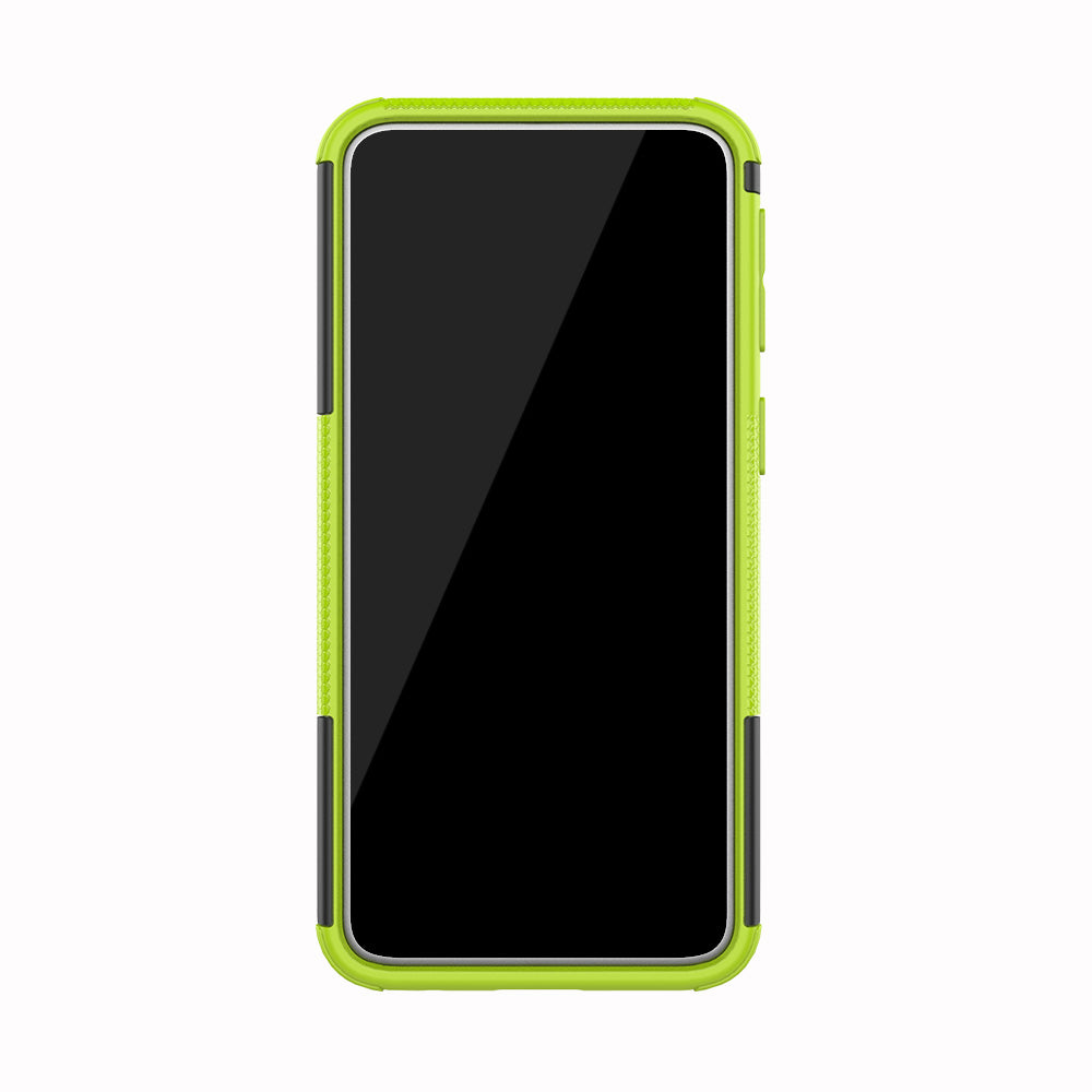 For Samsung Galaxy A40 Cool Tyre PC + TPU Hybrid Case with Kickstand