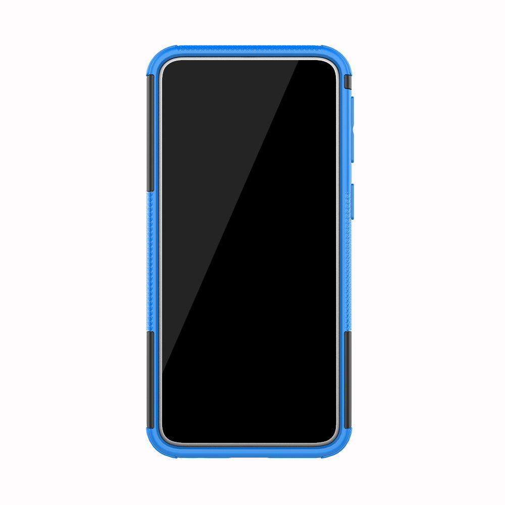 For Samsung Galaxy A40 Cool Tyre PC + TPU Hybrid Case with Kickstand