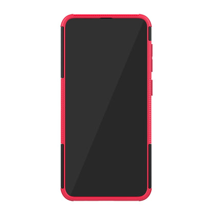 For Samsung Galaxy A50/A30/A20 Cool Tyre PC + TPU Hybrid Case with Kickstand