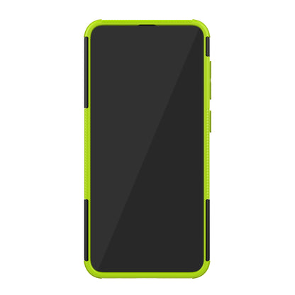 For Samsung Galaxy A50/A30/A20 Cool Tyre PC + TPU Hybrid Case with Kickstand