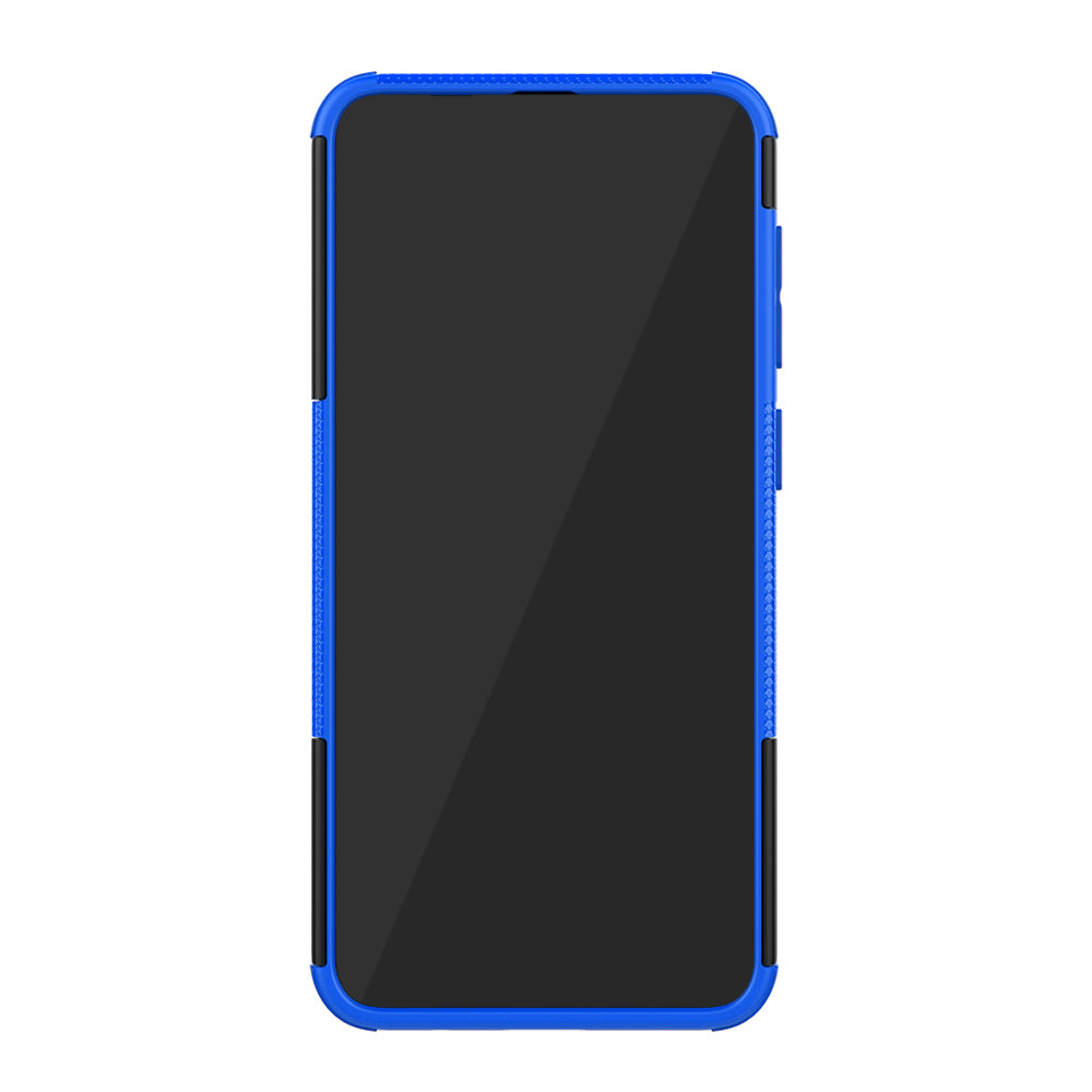 For Samsung Galaxy A50/A30/A20 Cool Tyre PC + TPU Hybrid Case with Kickstand