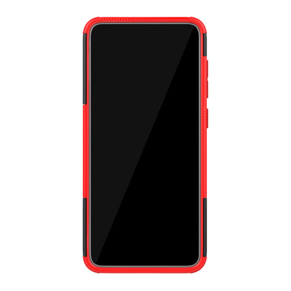 For Samsung Galaxy A70 Cool Tyre PC + TPU Hybrid Protective Cover with Kickstand