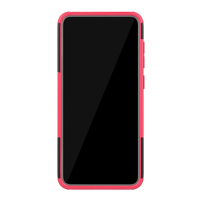 For Samsung Galaxy A70 Cool Tyre PC + TPU Hybrid Protective Cover with Kickstand