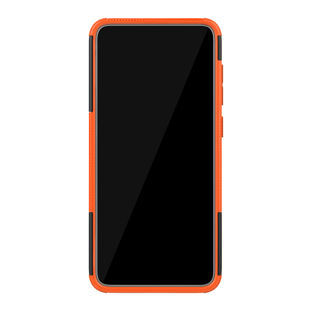 For Samsung Galaxy A70 Cool Tyre PC + TPU Hybrid Protective Cover with Kickstand