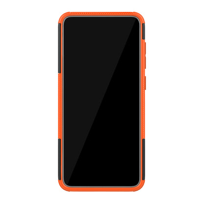 For Samsung Galaxy A70 Cool Tyre PC + TPU Hybrid Protective Cover with Kickstand