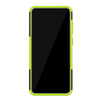 For Samsung Galaxy A70 Cool Tyre PC + TPU Hybrid Protective Cover with Kickstand