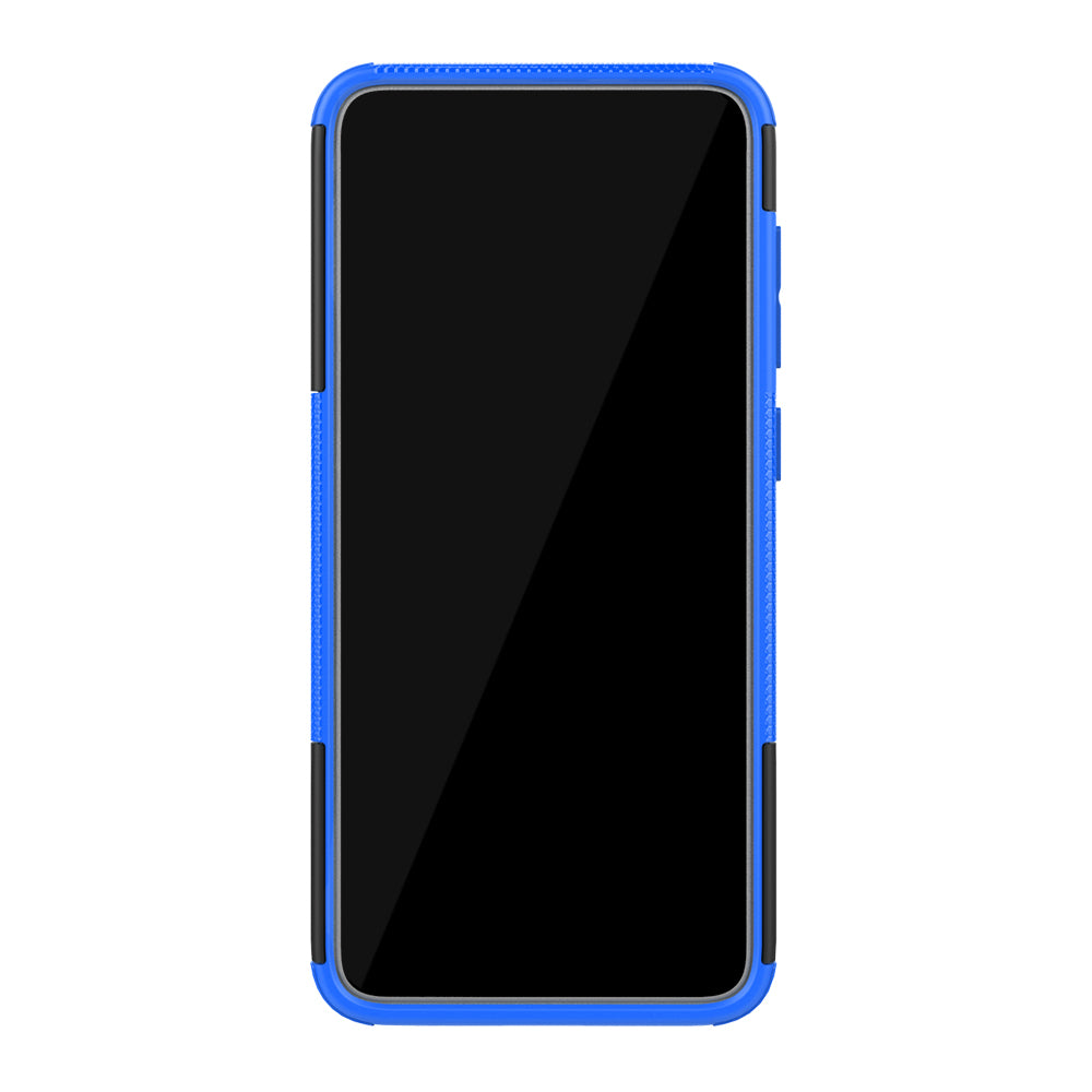 For Samsung Galaxy A70 Cool Tyre PC + TPU Hybrid Protective Cover with Kickstand