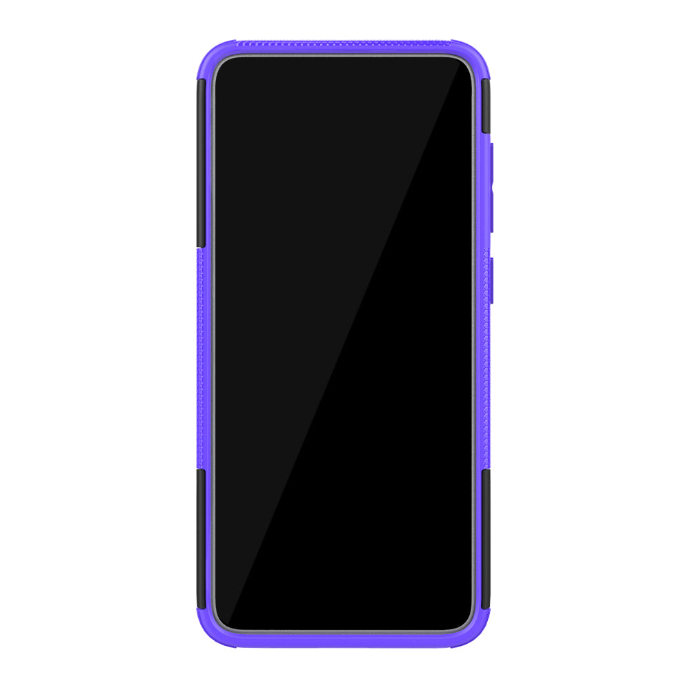 For Samsung Galaxy A70 Cool Tyre PC + TPU Hybrid Protective Cover with Kickstand