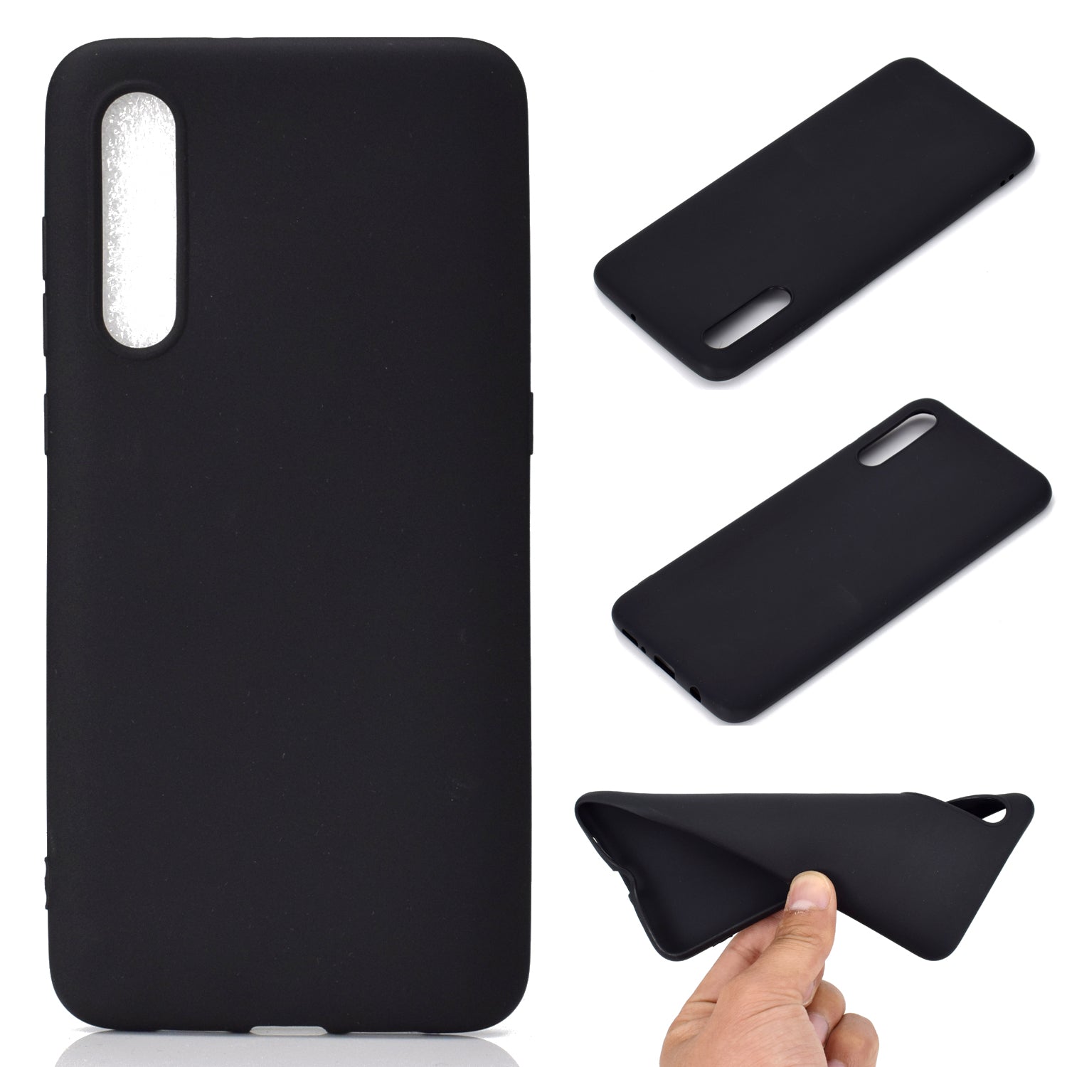 Solid Color Soft Matte TPU Back Case Shell for Samsung Galaxy A50 / A50s / A30s