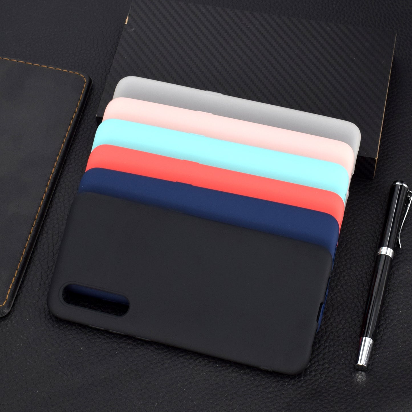 Solid Color Soft Matte TPU Back Case Shell for Samsung Galaxy A50 / A50s / A30s
