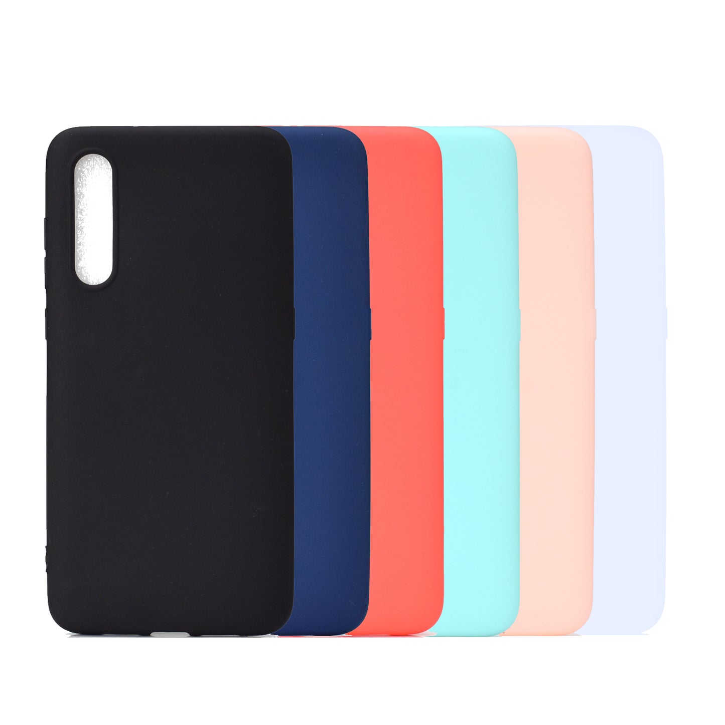 Solid Color Soft Matte TPU Back Case Shell for Samsung Galaxy A50 / A50s / A30s