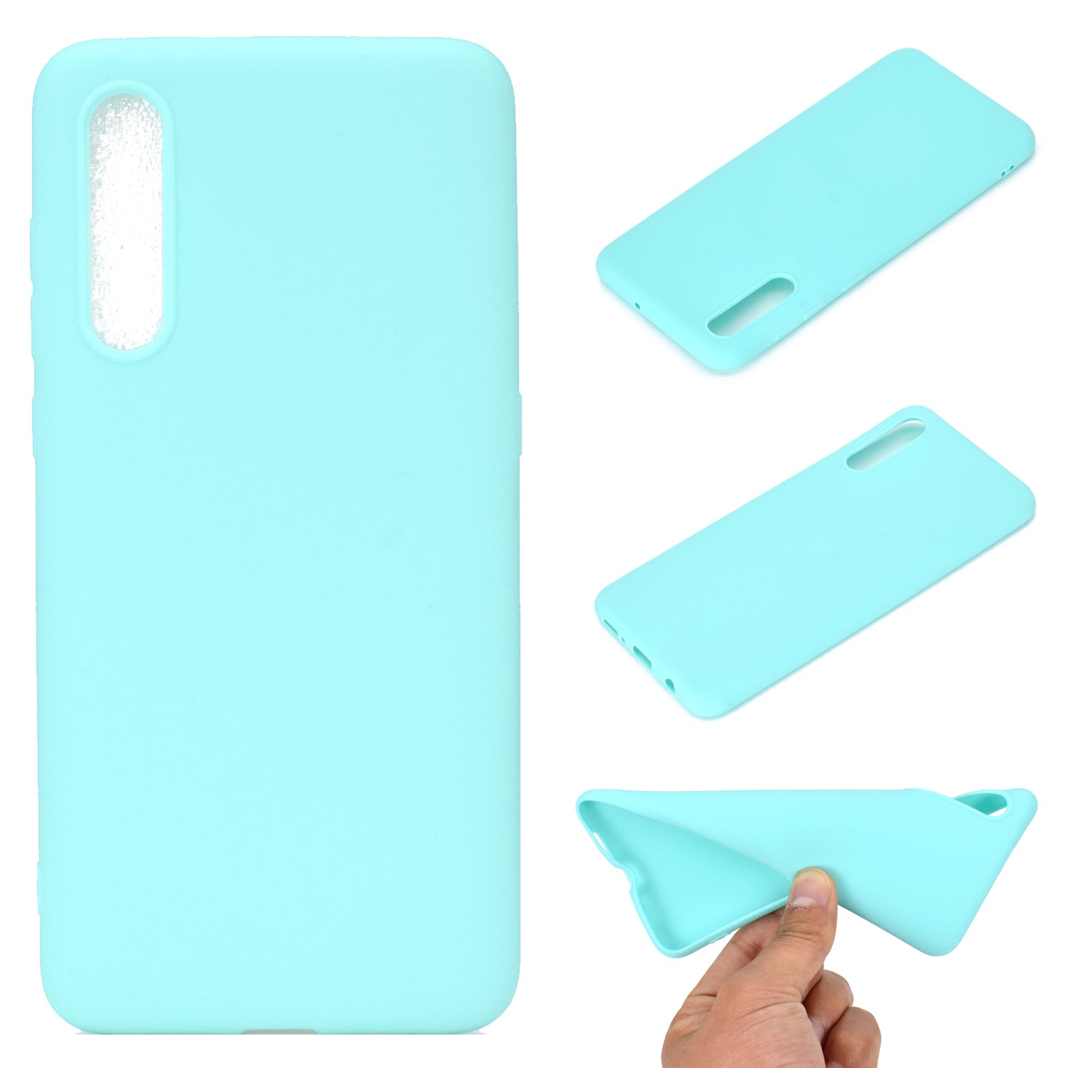 Solid Color Soft Matte TPU Back Case Shell for Samsung Galaxy A50 / A50s / A30s