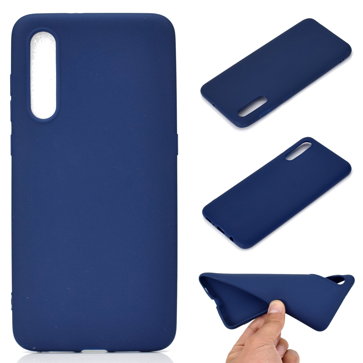 Solid Color Soft Matte TPU Back Case Shell for Samsung Galaxy A50 / A50s / A30s