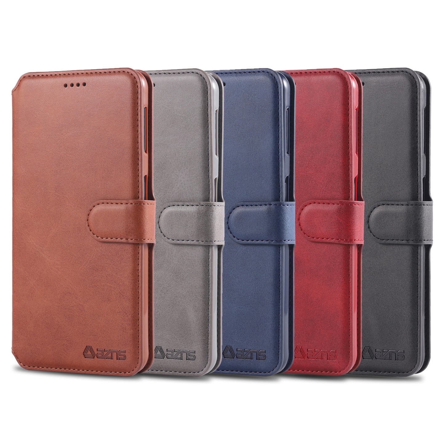 AZNS Wallet Leather Mobile Phone Case for Samsung Galaxy A50 / A50s / A30s