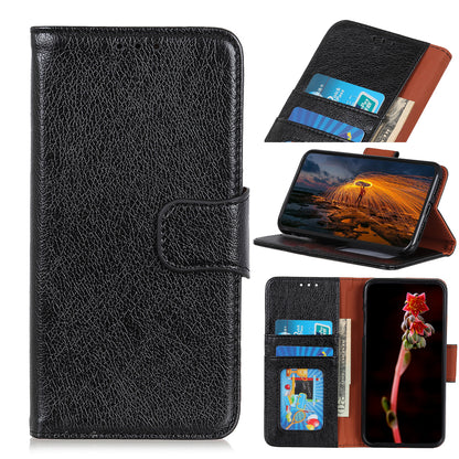 For Samsung Galaxy A20e Phone Case Nappa Texture Split Leather Cell Phone Cover with Wallet