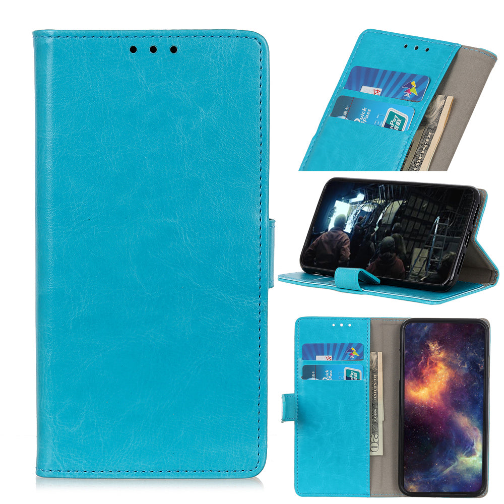 For Samsung Galaxy A20e Wallet Phone Case Flip Folio Cover Shockproof Phone Protector with Stand Magnetic Closure