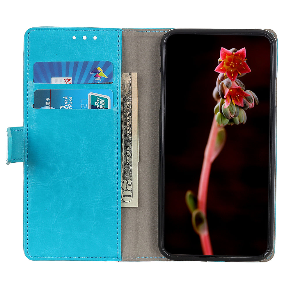 For Samsung Galaxy A20e Wallet Phone Case Flip Folio Cover Shockproof Phone Protector with Stand Magnetic Closure