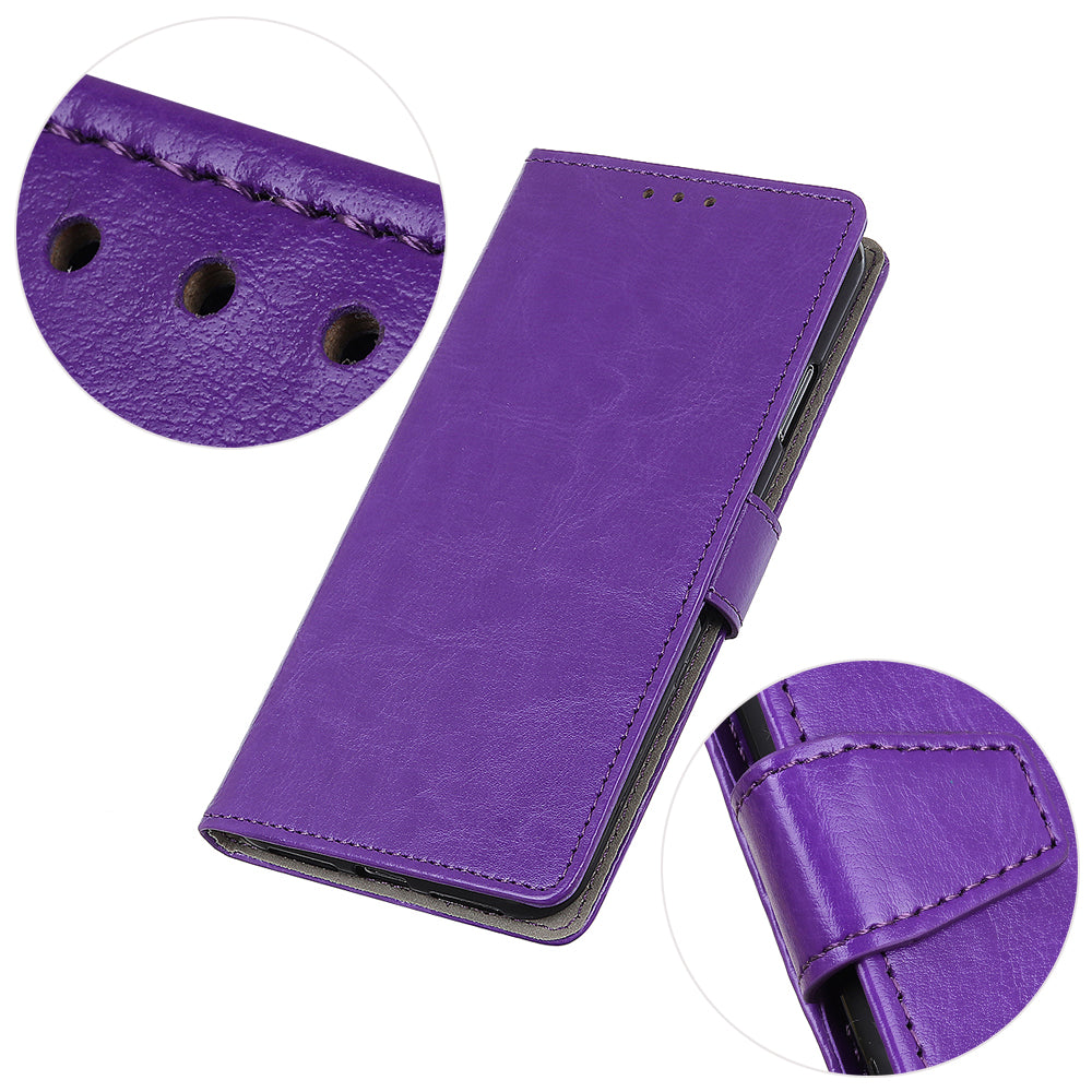 For Samsung Galaxy A20e Wallet Phone Case Flip Folio Cover Shockproof Phone Protector with Stand Magnetic Closure