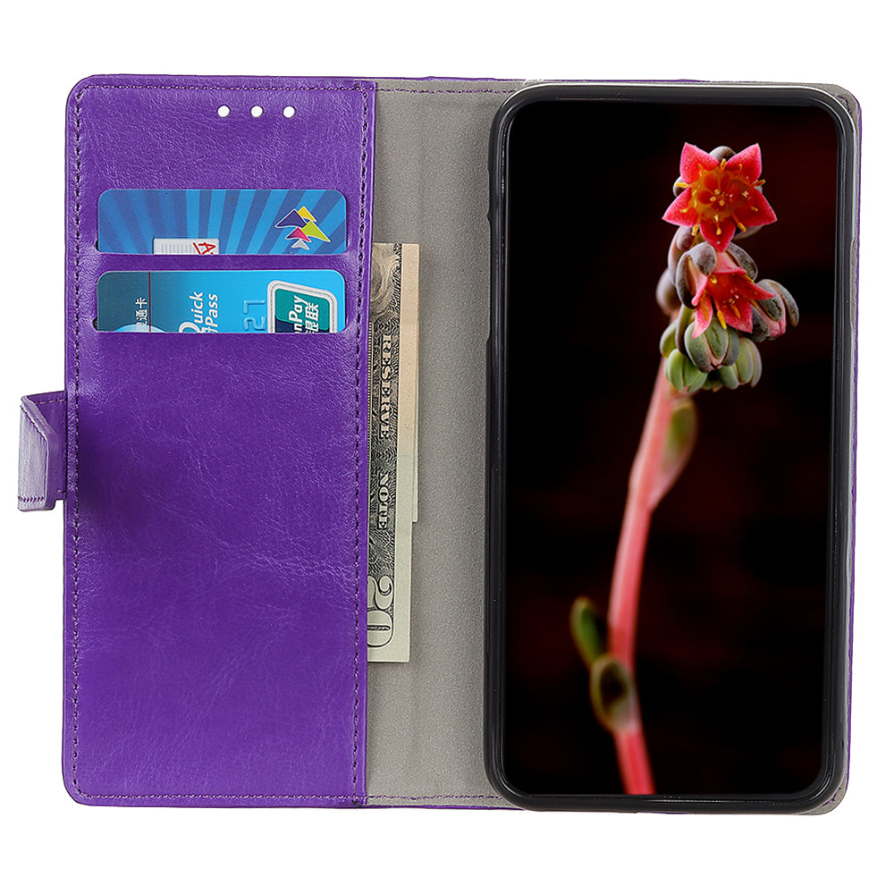 For Samsung Galaxy A20e Wallet Phone Case Flip Folio Cover Shockproof Phone Protector with Stand Magnetic Closure