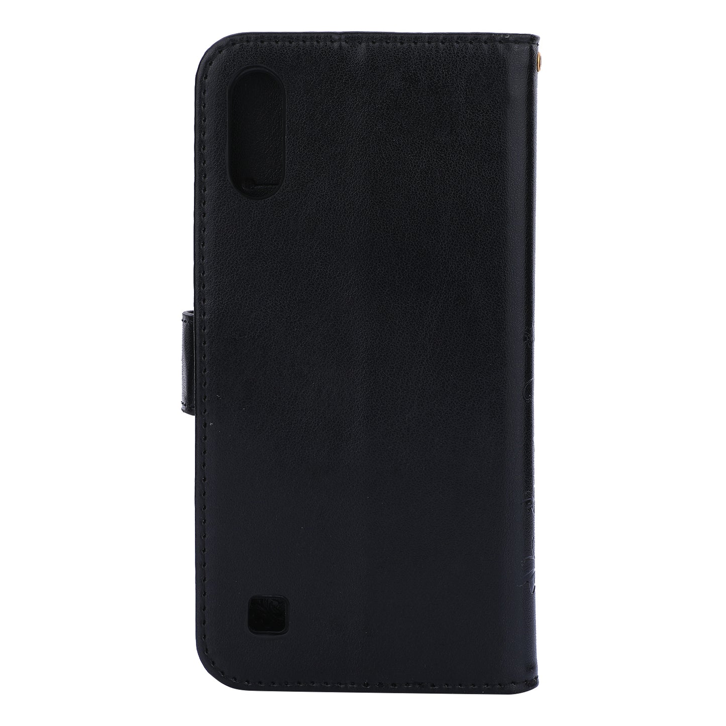 Imprint Butterfly Flower Leather Wallet Case for Samsung Galaxy A10