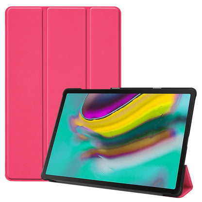Slim Lightweight Stable Tri-fold Stand Stand PU Leather Protective Full Body Cover for Samsung Galaxy Tab S5e SM-T720 Protective Tablet Cover