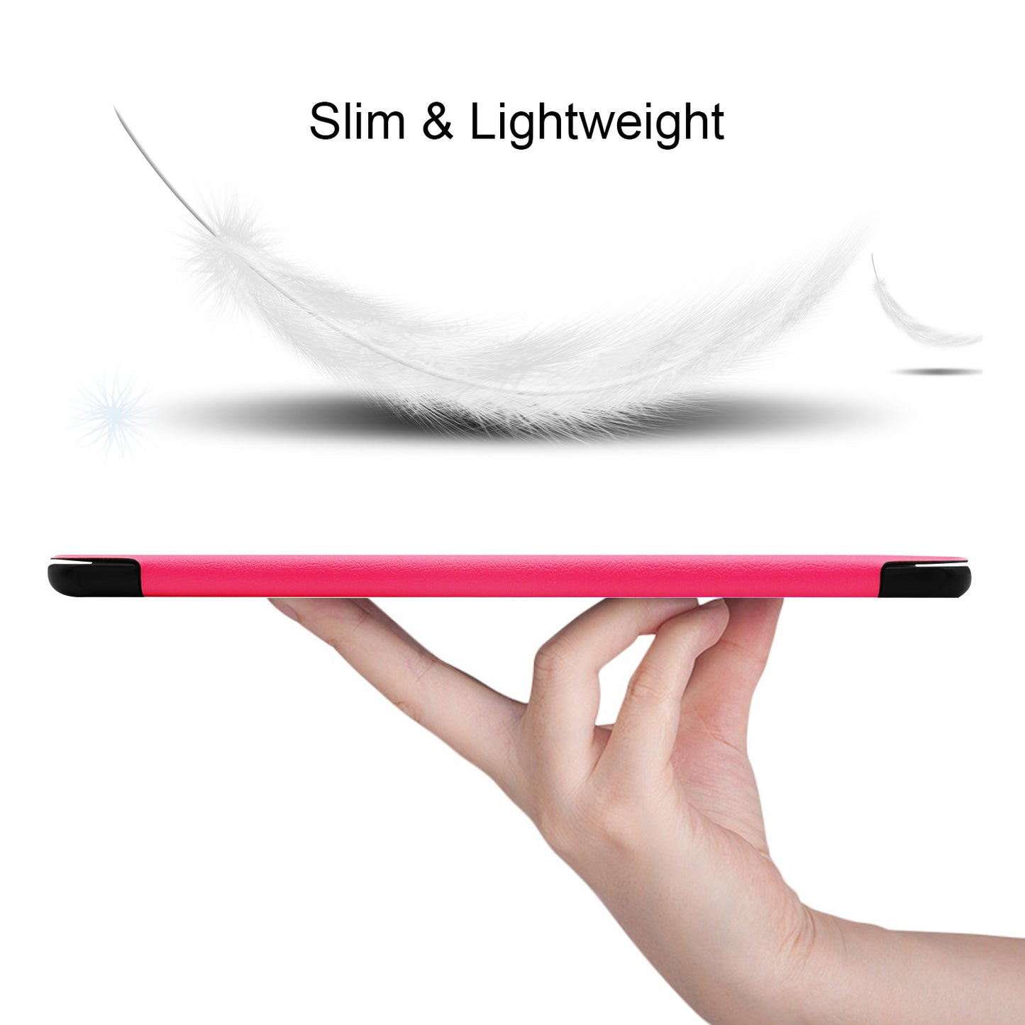 Slim Lightweight Stable Tri-fold Stand Stand PU Leather Protective Full Body Cover for Samsung Galaxy Tab S5e SM-T720 Protective Tablet Cover