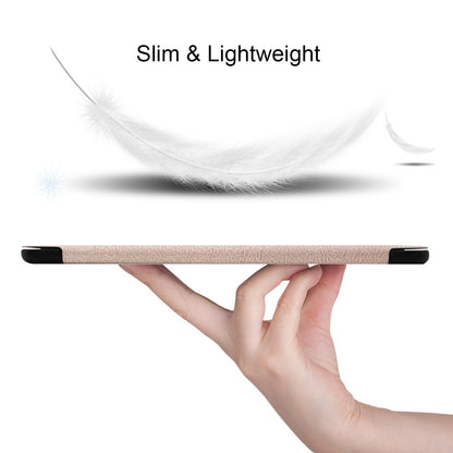 Slim Lightweight Stable Tri-fold Stand Stand PU Leather Protective Full Body Cover for Samsung Galaxy Tab S5e SM-T720 Protective Tablet Cover