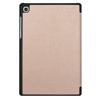 Slim Lightweight Stable Tri-fold Stand Stand PU Leather Protective Full Body Cover for Samsung Galaxy Tab S5e SM-T720 Protective Tablet Cover