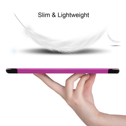 Slim Lightweight Stable Tri-fold Stand Stand PU Leather Protective Full Body Cover for Samsung Galaxy Tab S5e SM-T720 Protective Tablet Cover