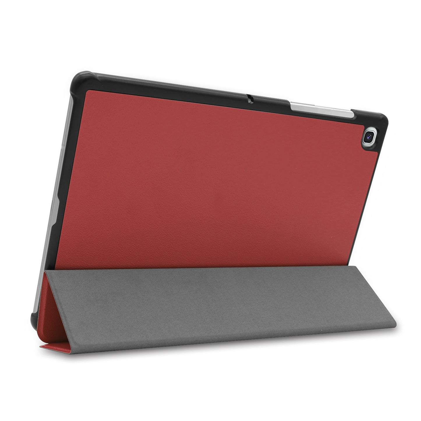 Slim Lightweight Stable Tri-fold Stand Stand PU Leather Protective Full Body Cover for Samsung Galaxy Tab S5e SM-T720 Protective Tablet Cover