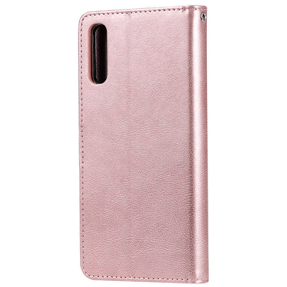 Magnetic KT Leather Series-3 Detachable 2-in-1 Wallet Leather Stand Case for Samsung Galaxy A70