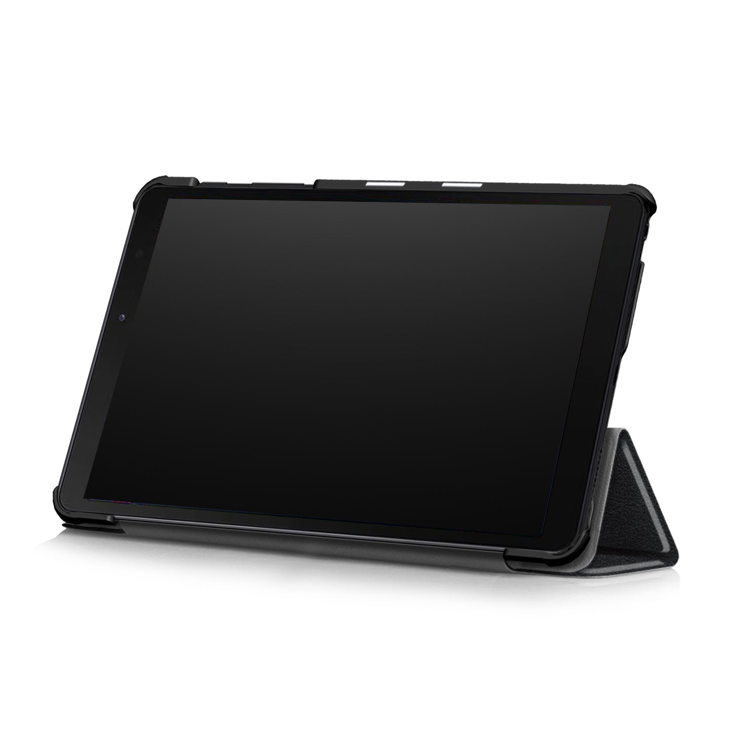 PU Leather Protection Cover Case with Tri-fold Stand for Samsung Galaxy Tab A 8.0 (2019) with S Pen P200 P205
