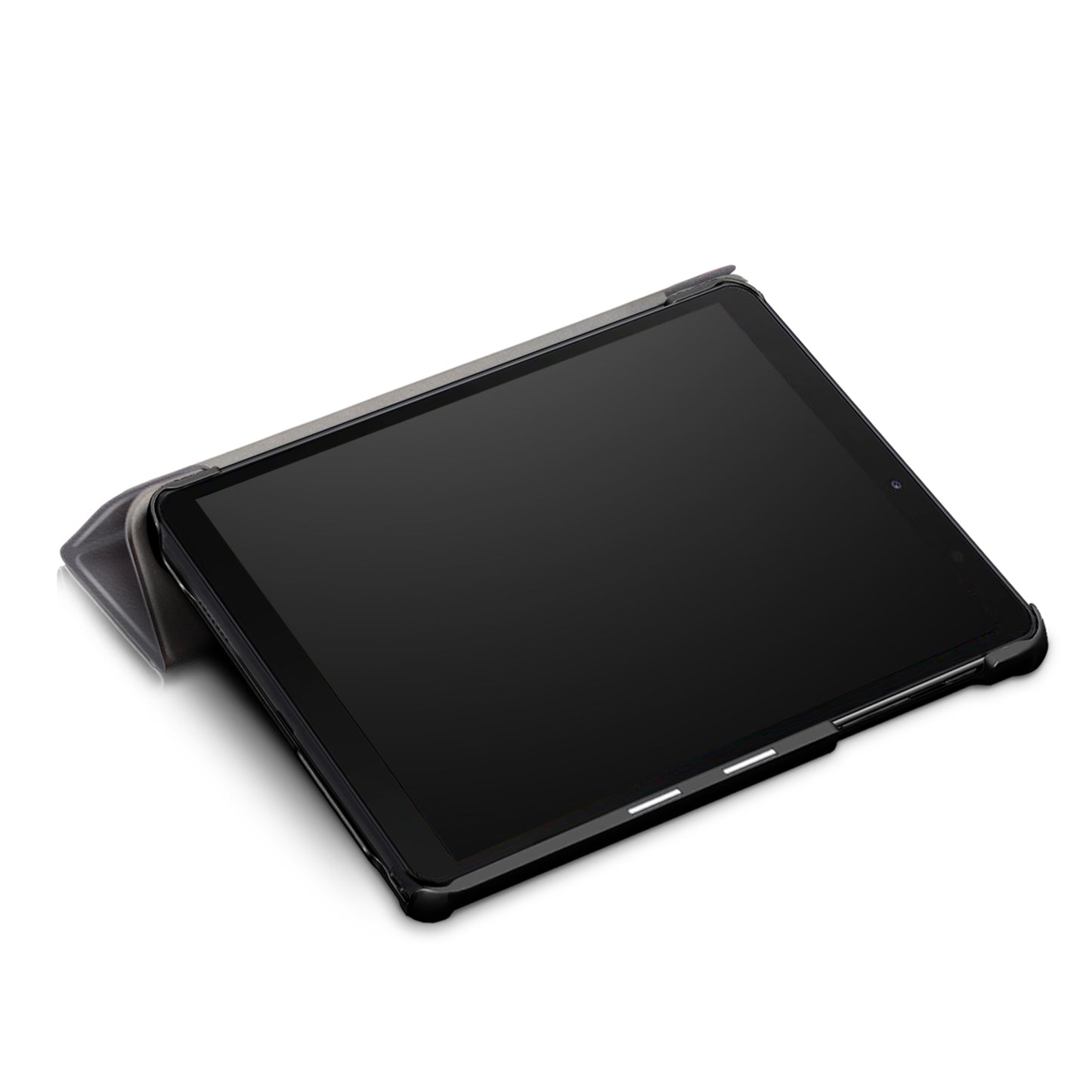 PU Leather Protection Cover Case with Tri-fold Stand for Samsung Galaxy Tab A 8.0 (2019) with S Pen P200 P205