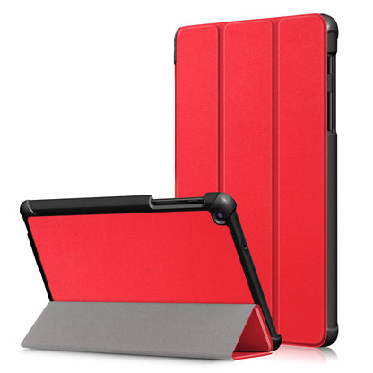 PU Leather Protection Cover Case with Tri-fold Stand for Samsung Galaxy Tab A 8.0 (2019) with S Pen P200 P205