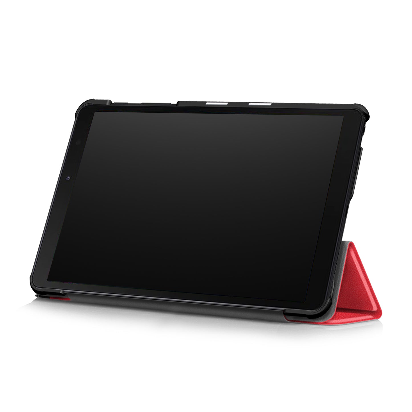 PU Leather Protection Cover Case with Tri-fold Stand for Samsung Galaxy Tab A 8.0 (2019) with S Pen P200 P205
