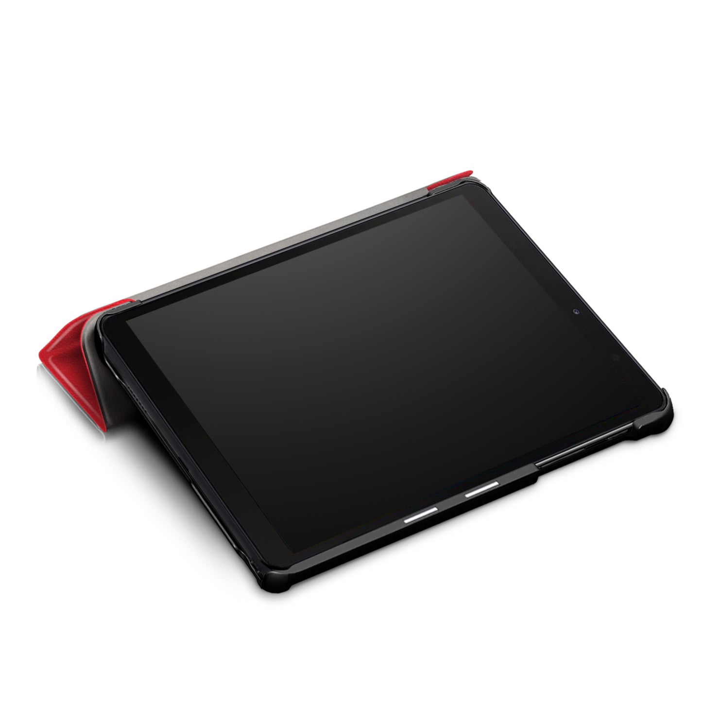 PU Leather Protection Cover Case with Tri-fold Stand for Samsung Galaxy Tab A 8.0 (2019) with S Pen P200 P205