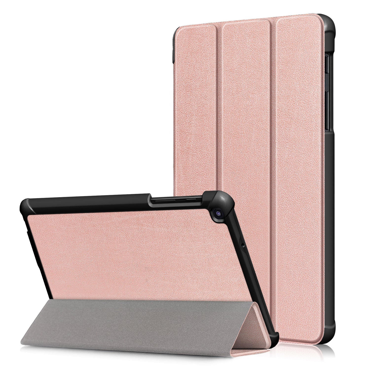 PU Leather Protection Cover Case with Tri-fold Stand for Samsung Galaxy Tab A 8.0 (2019) with S Pen P200 P205