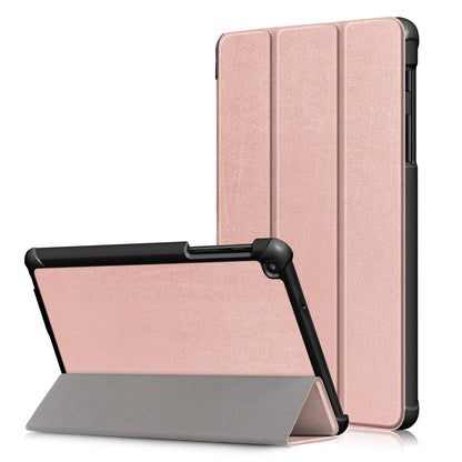 PU Leather Protection Cover Case with Tri-fold Stand for Samsung Galaxy Tab A 8.0 (2019) with S Pen P200 P205