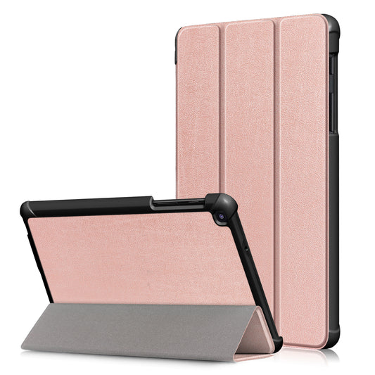 PU Leather Protection Cover Case with Tri-fold Stand for Samsung Galaxy Tab A 8.0 (2019) with S Pen P200 P205
