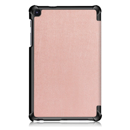 PU Leather Protection Cover Case with Tri-fold Stand for Samsung Galaxy Tab A 8.0 (2019) with S Pen P200 P205