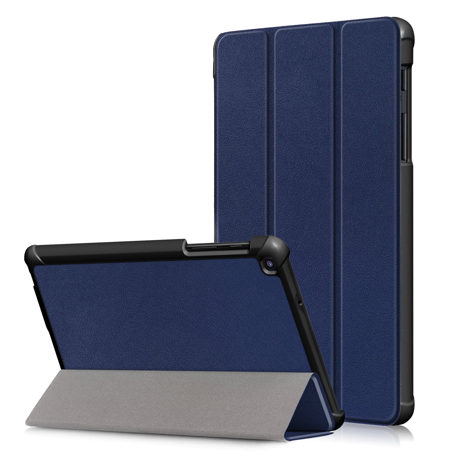 PU Leather Protection Cover Case with Tri-fold Stand for Samsung Galaxy Tab A 8.0 (2019) with S Pen P200 P205