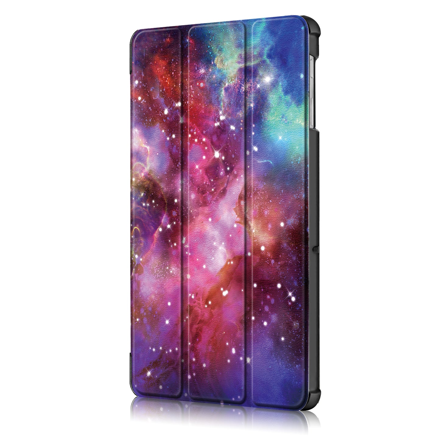 PU Leather Smart Case for Samsung Galaxy Tab S5e SM-T720/SM-T725 Pattern Printing Tri-fold Stand Tablet Cover