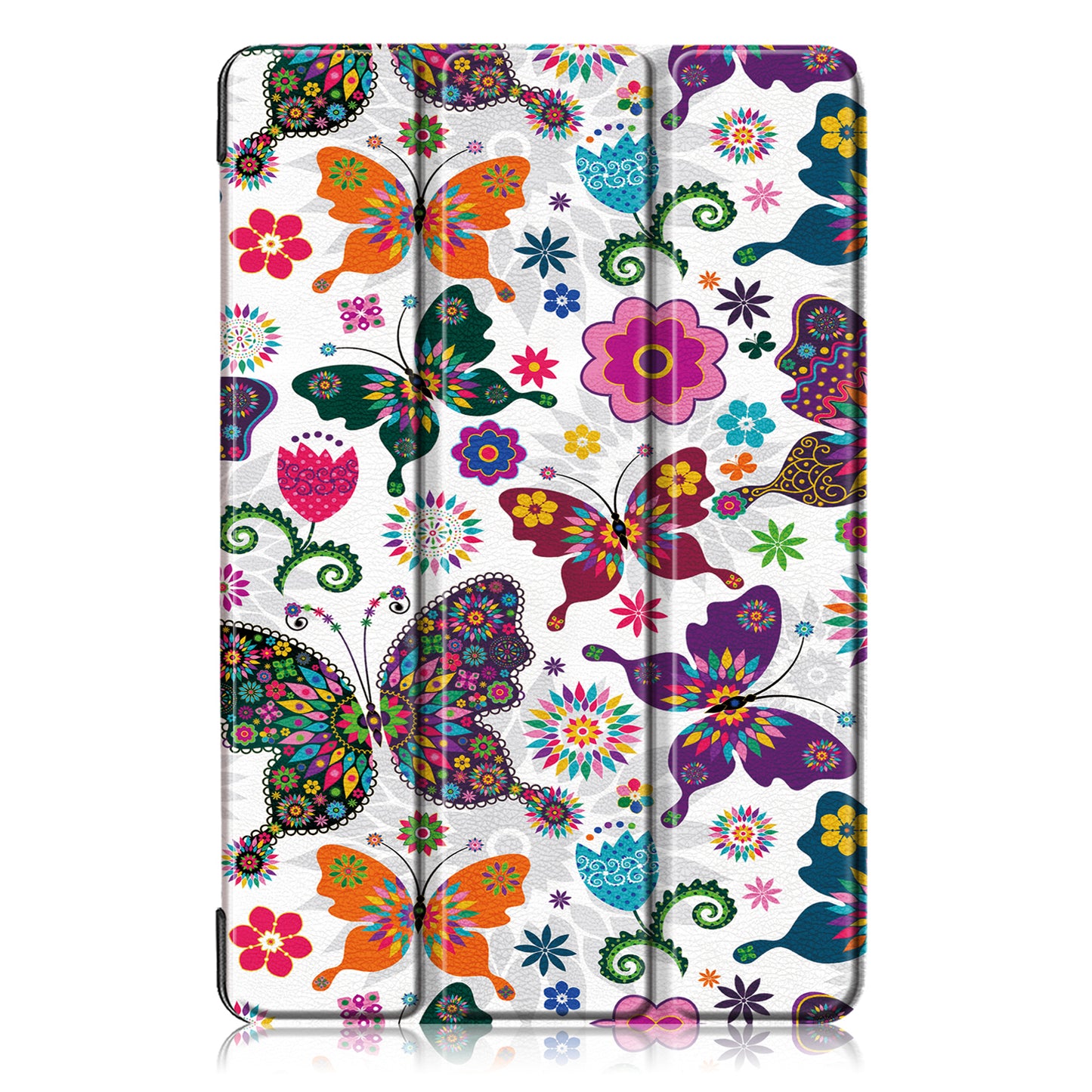 PU Leather Smart Case for Samsung Galaxy Tab S5e SM-T720/SM-T725 Pattern Printing Tri-fold Stand Tablet Cover