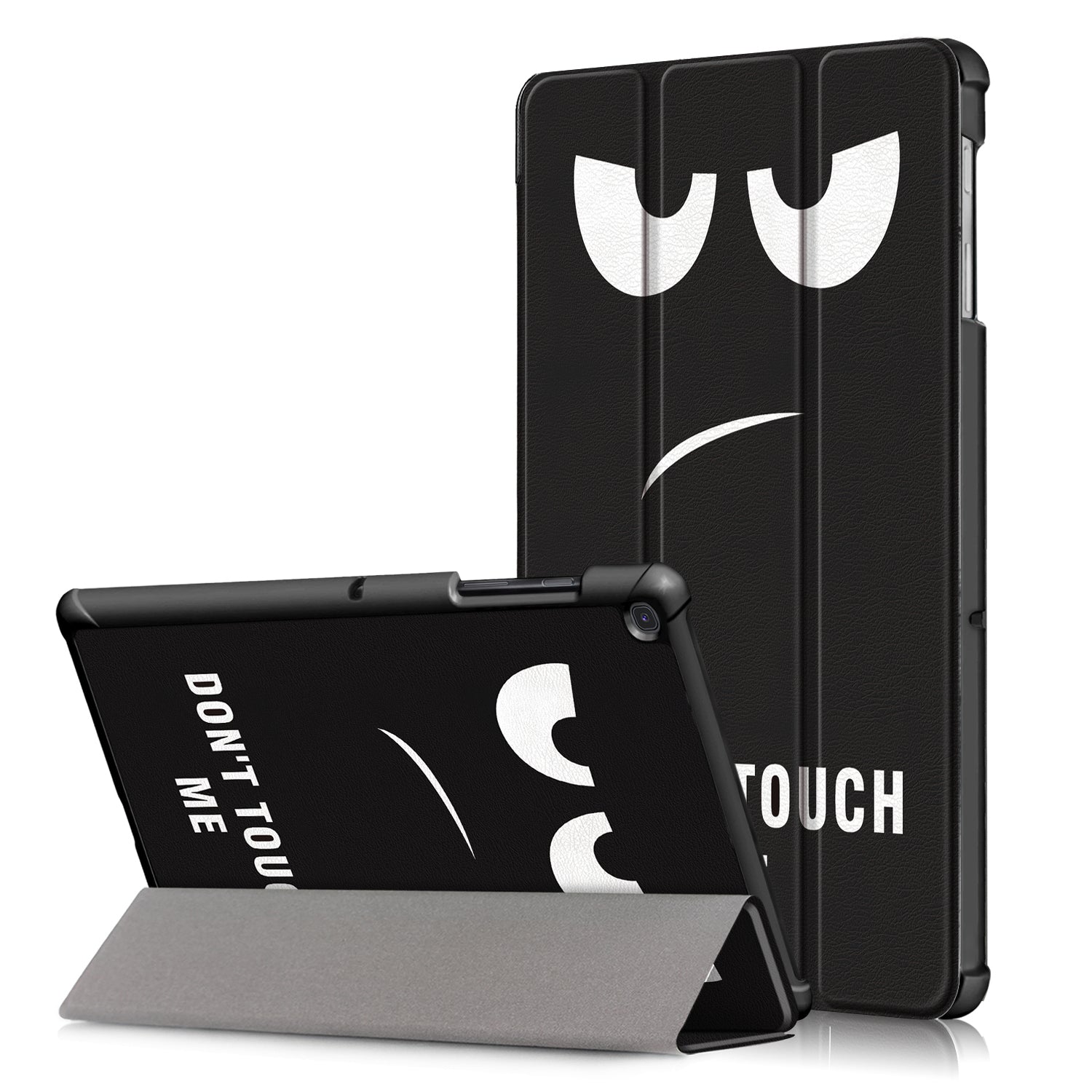 PU Leather Smart Case for Samsung Galaxy Tab S5e SM-T720/SM-T725 Pattern Printing Tri-fold Stand Tablet Cover