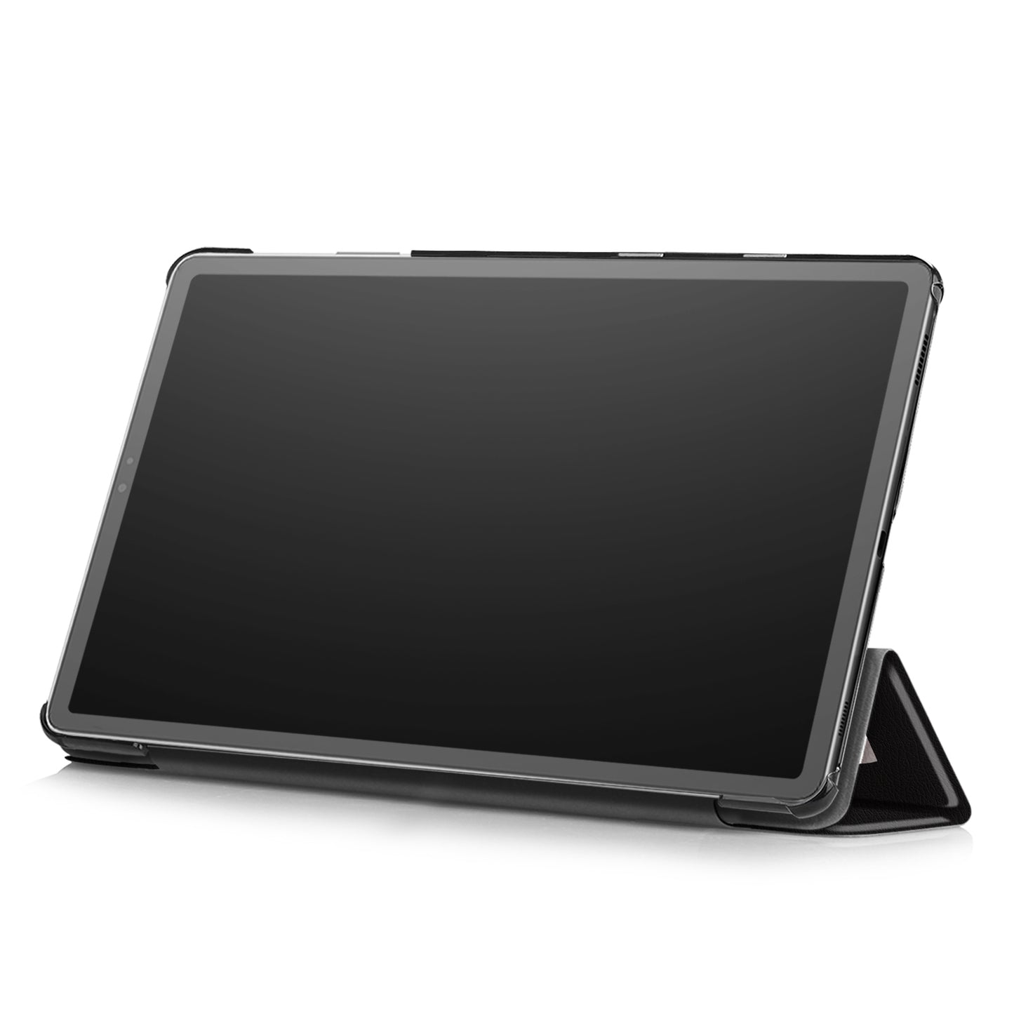 PU Leather Smart Case for Samsung Galaxy Tab S5e SM-T720/SM-T725 Pattern Printing Tri-fold Stand Tablet Cover