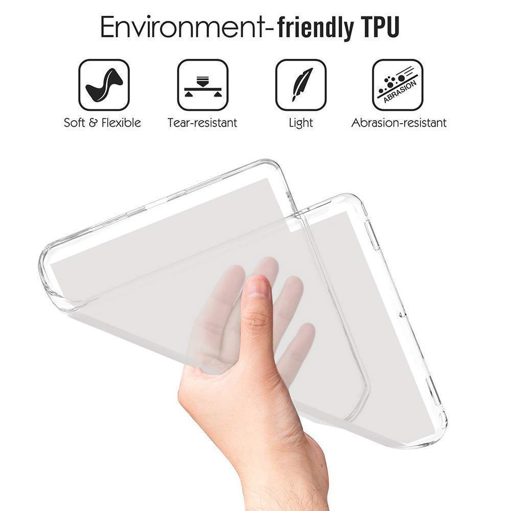 Clear Soft TPU Gel Case with Non-slip Inner for Samsung Galaxy Tab S5e SM-T720